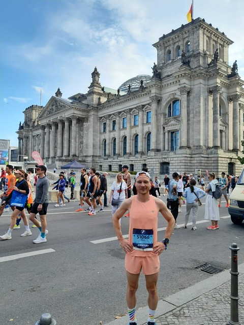 Rico beim Berlin Marathon